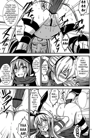 [Aiirosakura (Aikawa Ryou)] Kuubo Wo-Kyuu-chan no Shimakaze Yuri Dorei Choukyou~Senkan Re-Kyuu no Shucchou SM Choukyou Hen~|Standard Carrier Wo-Class Shimakaze's Yuri Slave Training ~Battleship Re-class Official SM Training~ (KanColle) (English) (Pangean)