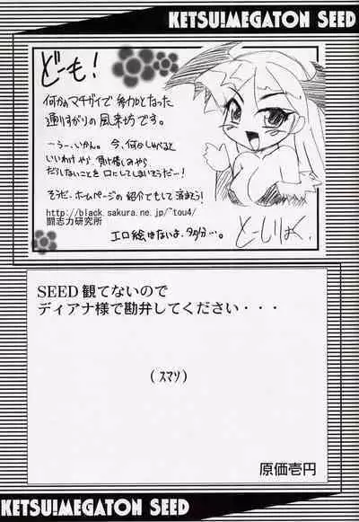 (C64) [Toluene Ittokan (Pierre Norano, Shinagawa Ham)] Ketsu Megaton Seed (Gundam Seed) [Chinese] 【零食汉化组】