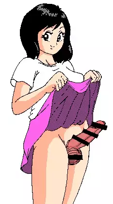 Ecchi Doings With A D*ckgirl Stopped In Time