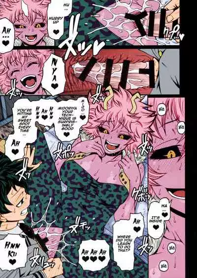 (C90) [CELLULOID-ACME (Chiba Toshirou)] POPPIN' GIRLS (My Hero Academia) [English] [naxusnl] [Colorized]