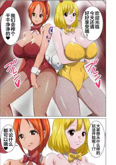 [Q Doujin] Bunny Service (One Piece) [Chinese] [紫苑汉化组]