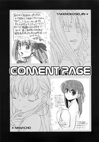 (COMIC1☆6) [Takesatorispa (niwacho, Takenoko Seijin)] rose hip (Fate/stay night)