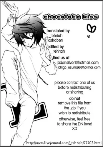 Chocolate Kiss - Death Note - (Yaoi) [English traslated]