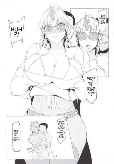 (Reitaisai 15) [Caramel Yarou (ky.)] Gal-ppoi Yuugi-san no Hon | Gyaru-ish Yuugi Book (Touhou Project) [English] [NullTranslator]