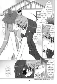 (C74) [Kanmidokoro-Hibiki (Hibiki Seiya)] Hoshi Koi (Lucky Star) [English] [Wings of Yuri] [Incomplete]