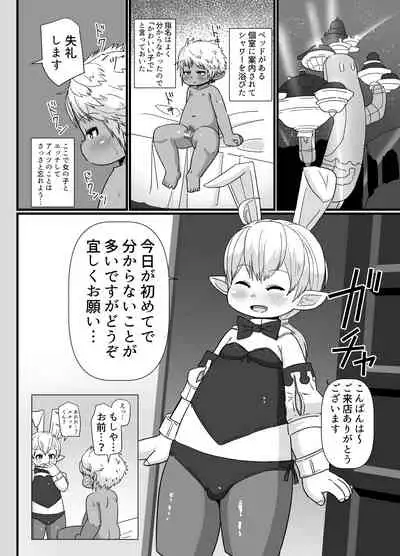 [Genki Colors (Amami Hachiware)] 褐色ララフェル♂がほも堕ちする漫画