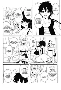 [emuemunetto Araki] Sekai no Bokura no Chie Kurabe (Magi - Labyrinth of Magic) [English]