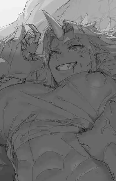 Yuugi Nee-san to Orc ga Kunzu Hoguretsu 2 | Yuugi Locked In A Grapple With An Orc 2