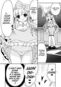 (C89) [Yosutebito na Mangakaki (Tomoki Tomonori)] Naka ni Dashichau Koibito Gokko (Alice in Wonderland) [English] {Mant}