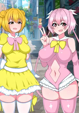 Seigi no Mahou Shoujo Cute-chan ga Akuochi Futanari Bitchi ni Naru nante...