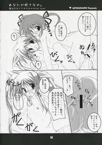 (SC31) [ASTRONOMY (SeN)] Anata ga suki nano. (Mahou Shoujo Lyrical Nanoha)
