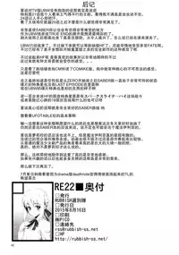 (C88) [RUBBISH Selecting Squad (Namonashi)] RE22 (Fate/Stay Night) [Chinese] [无毒汉化组]