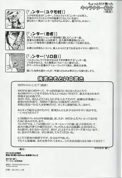 (akinaie) MH擬人化@img 総集編 (Rev.2)