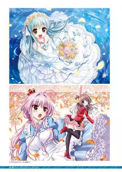Daitoshokan no Hitsujikai Visual Fan Book Houkago Shippo Days & Dreaming Sheep Visual Fan Book