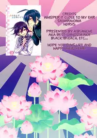 [Nimi Kibou (Zuki)] Mimi Moto de Sasayaite? | Whisper It Close To My Ear? (Danganronpa V3: Killing Harmony) [English] [aiblanche]