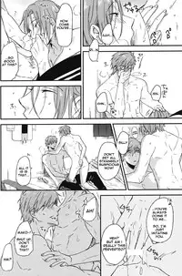 (Renai Jaws 2) [Usagi-san to Kuma (Aizawa)] Pun! Pun! (Free!) [English] [Rapinii]