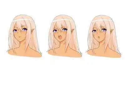 Reizoku Joou - Dosukebe Body no Dark Elf Joou ga Akutoku Kizoku ni Kanzen Seifuku Sareru made