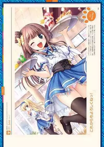 Daitoshokan no Hitsujikai Visual Fan Book Houkago Shippo Days & Dreaming Sheep Visual Fan Book