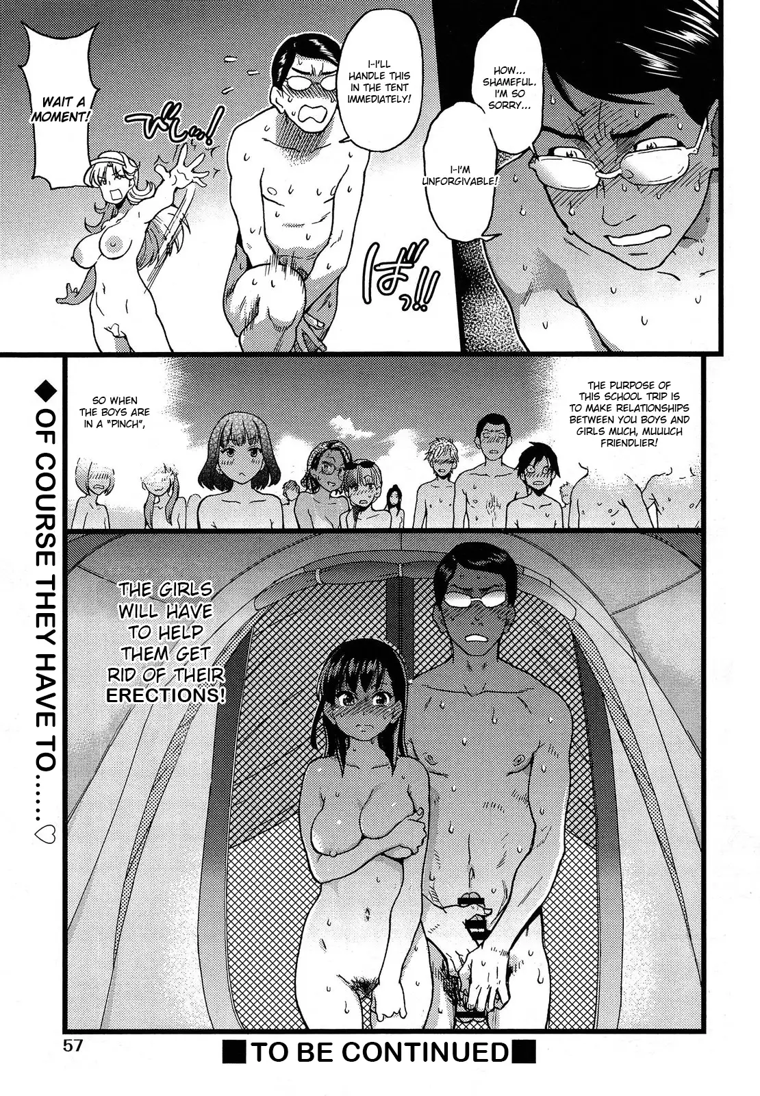 Nudist Beach ni Syuugaku Ryokoude!! Ch. 1-9