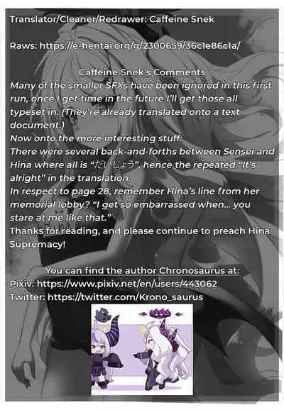 (C100) [CLOCK STAR (Kronosaurus)] Ecstasy Archive (Blue Archive) [English] [Caffeine Snek] [Partial SFX Translation]