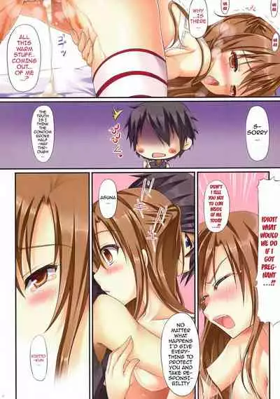 (C86) [TwinBox (Hanahanamaki, Sousouman)] Asuna ni 100% Nama Nakadashi Shimasu | Cumming Inside Asuna 100% Raw (Sword Art Online) [English] {doujin-moe.us} [Decensored]