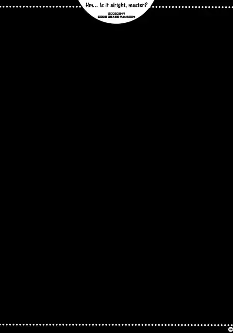 Hm... Is it alright, Master?