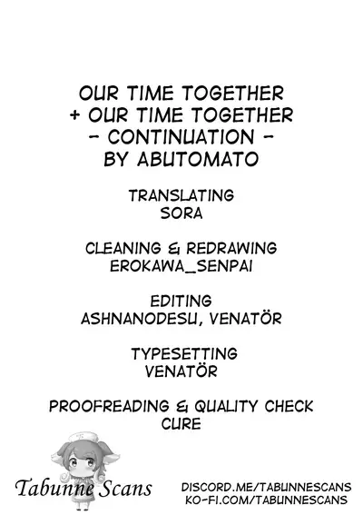 [Tomato Nouen (Abutomato)] Futari no Jikan + Futari no Jikan -Zoku- | Our time together + Our time together - continuation - (Puella Magi Madoka Magica) [English] [Tabunne Scans] [Digital]