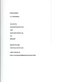 (C69) [Heisei Chachamaru Dou (NO Chachamaru)] Tsuyutare Ikiritatsu Haha no Kowabari | Mother's Hard On