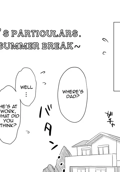 Ano! Okaa-san no Shousai ~Musuko no Natsuyasumi Hen~ | Oh! Mother's Particulars ~Son's Summer Break~