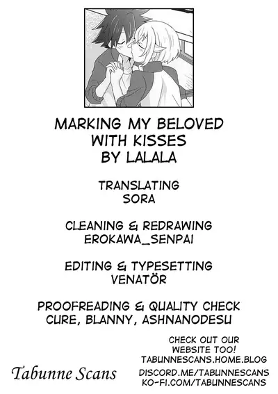 (Kouki Tourai) [ngng (Lalala)] Suki no Shirushi no Kiss | Marking my beloved with kisses (Touken Ranbu) [English] [Tabunne Scans]