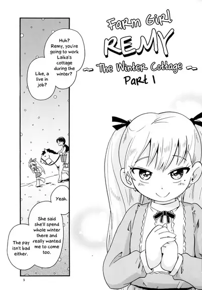 [Puchi-ya (Hoshino Fuuta)] Bokujou no Shoujo Remy ~Fuyu no Sansou Hen~ 1 | Farm Girl Remy ~The Winter Cottage~ Part 1 [English] [Chastity Dreamer Schmö] [Digital]