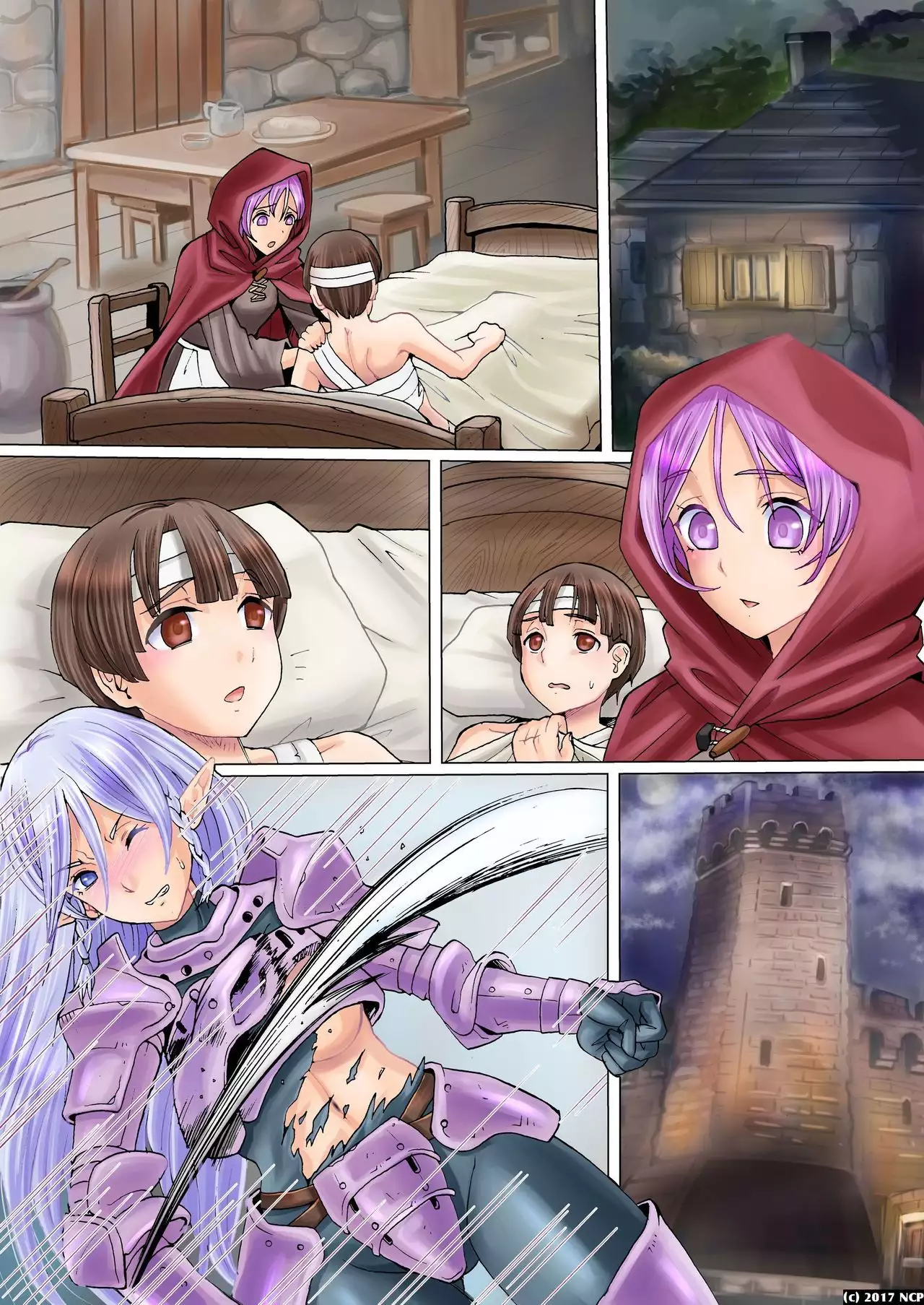 Ryoujoku Elf Musume-tachi no Gyakushuu - Otoko no Musume wa Kowai!?