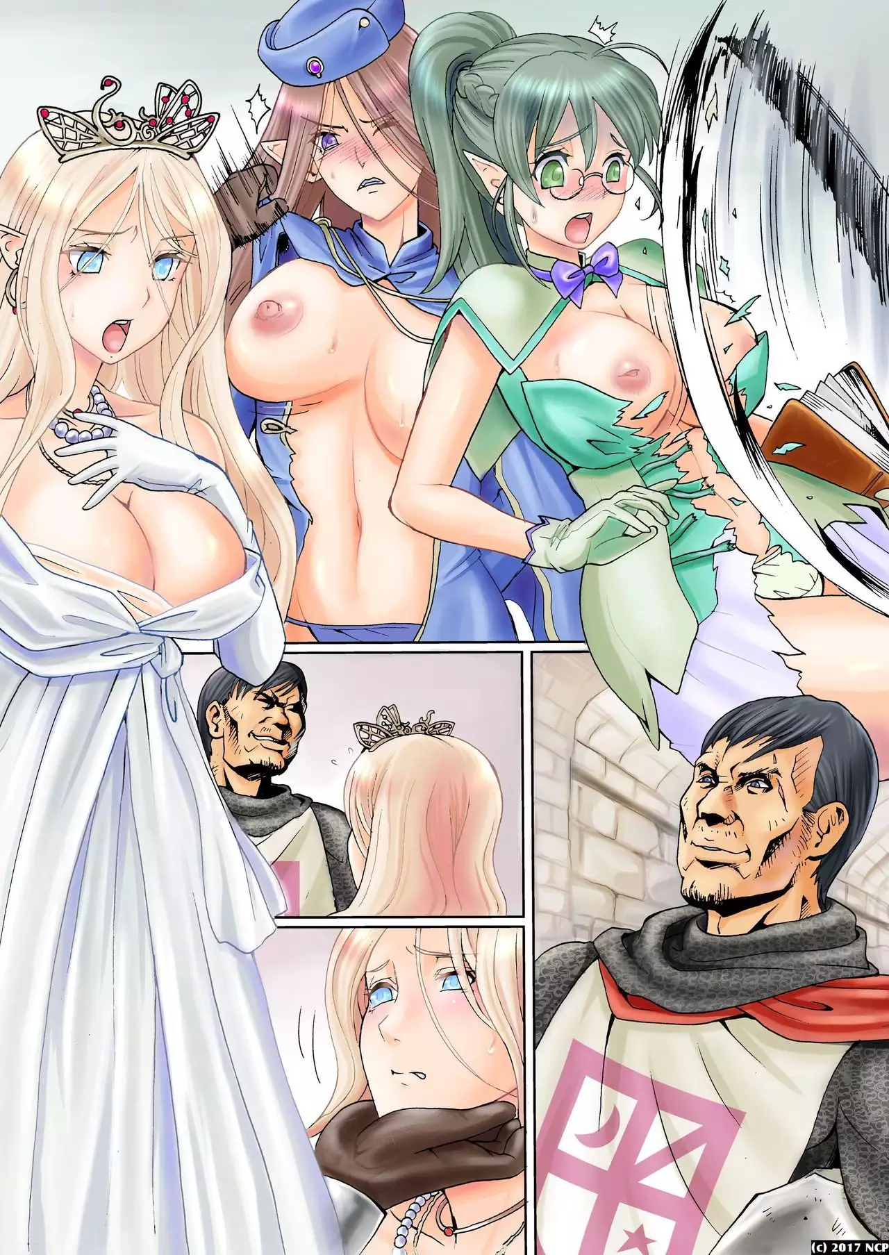 Ryoujoku Elf Musume-tachi no Gyakushuu - Otoko no Musume wa Kowai!?