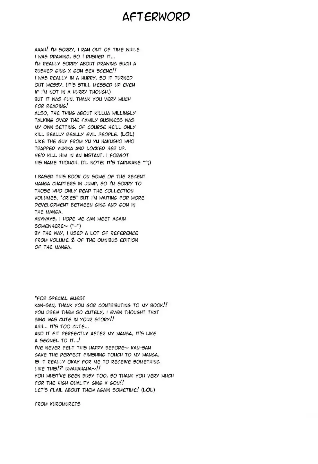 Next Door – Hunter × Hunter dj