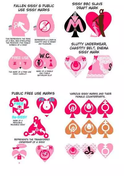 [Fully Automatic Public Service Woman (Kobe no Tsukaka)] A book that Proposes designs for sissy tattoos [English][ShujinScanlations]