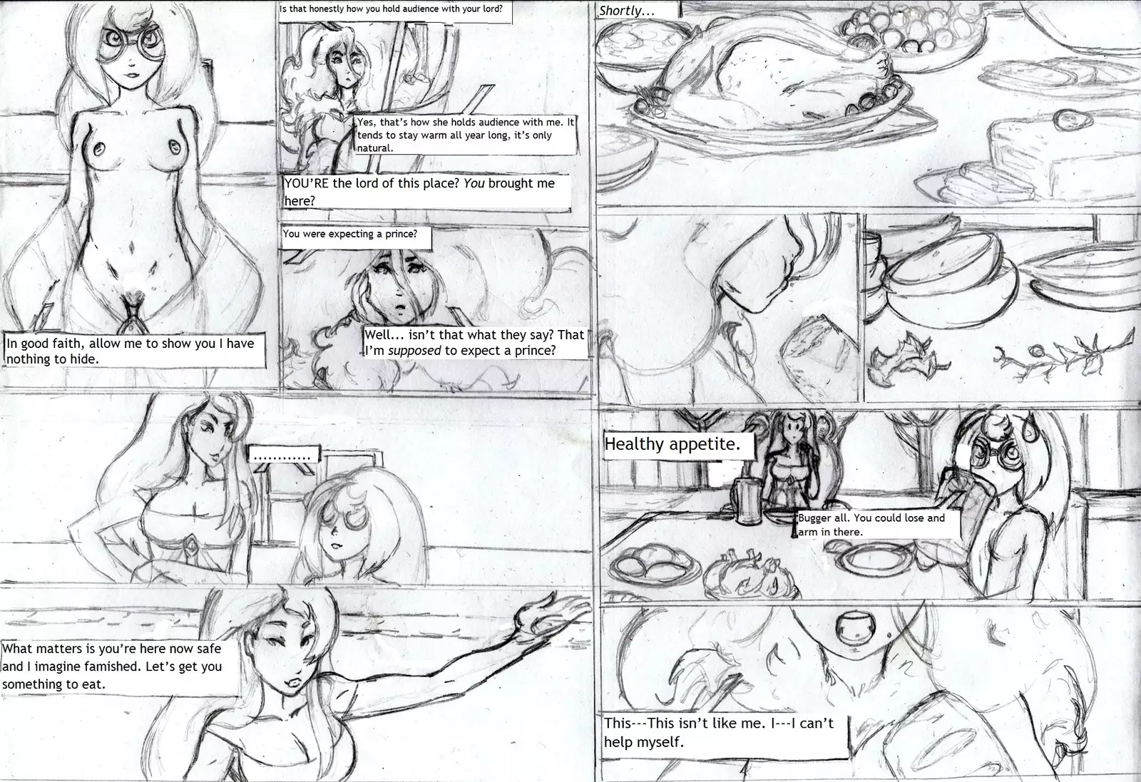 The Naked Empress and Her Lady's Favours; A Full Frontal Fantasy By Duke-Of-Dutchhazel A.K.A TheGreenHouse