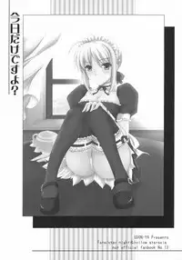 (C71) [UDON-YA (Kizuki Aruchu, ZAN)] Kyou Dake Desuyo? (Fate/stay night) [Chinese] [逆襲的漢化]