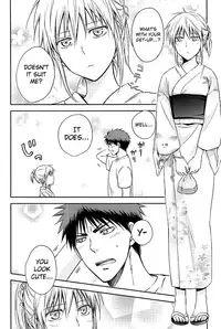 [Akatsukiiro (Kawamoto)] Kagami-kun to Kuroko-san no Natsu. (Kuroko no Basuke) [English] [biribiri]
