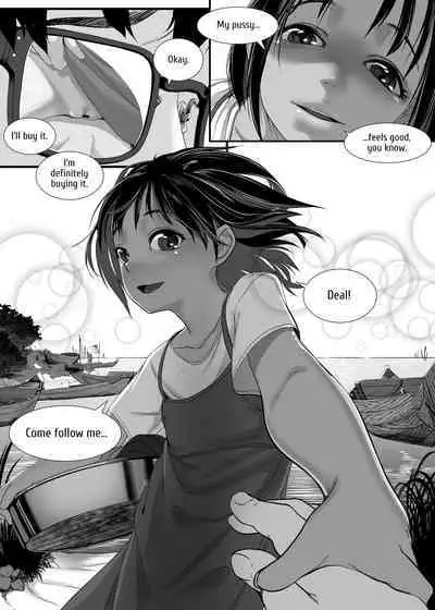 Asia no Hinminkutsu de Hounyou Tousatsu Shitetara Tsurutsuru Omanko Kaeta Hanashi | That Time I Took Peeping Photos of Girls Urinating in an Asian Slum and Bought a Smooth Pussy