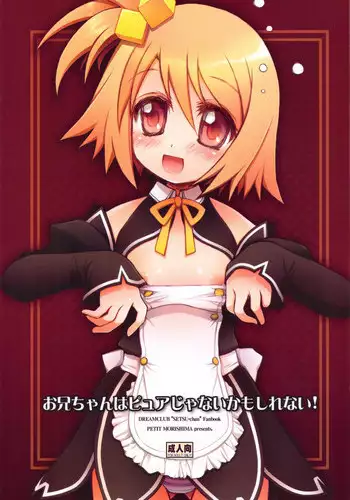 (C77) [Jyaraya (Morishima Petit)] Onii-chan wa Pyuajanai Kamoshirenai! (DREAM C CLUB)