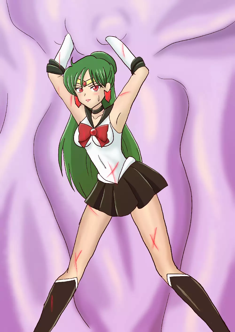 Sailor Scouts VS Majin Boo