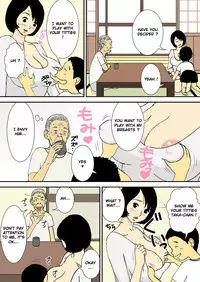 [Urakan] Ojii-chan to Gifu to Giri no Musuko to, Kyonyuu Yome. | The Grandfather, the Father-in-Law, the Stepson and the Big-Breasted Bride [English] [Ark_Thompson]