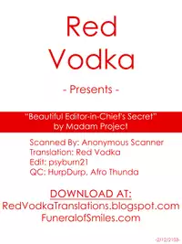 (C79) [Madam Project (Tatsunami Youtoku)] Bijin Henshuu-chou no Himitsu 2 | Beautiful Editor-in-Chief's Secret 2 [English] {Red Vodka & Psyburn21}