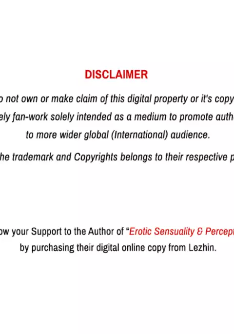 Erotic Sensuality & Perception Ch. 1-5